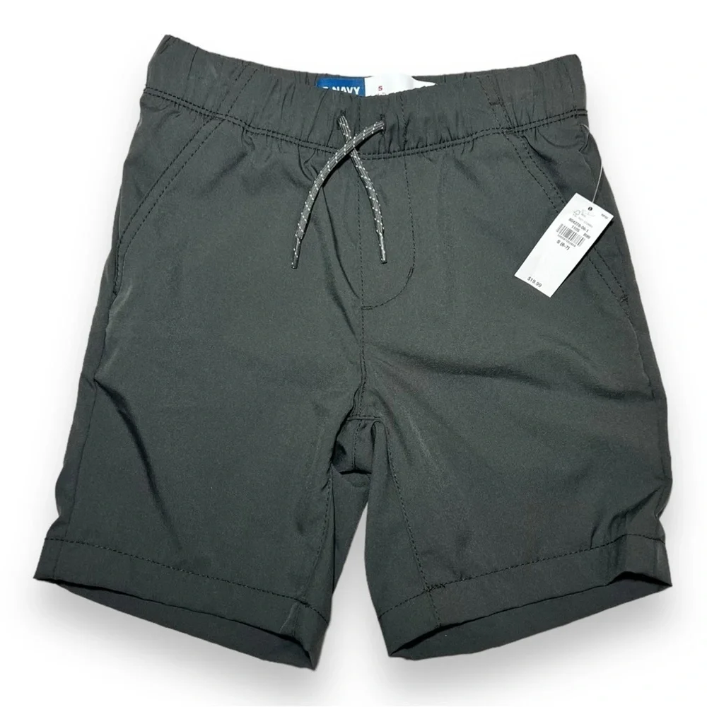 Old Navy Boy’s StretchTech Jogger Shorts Grey Size Small 6/7